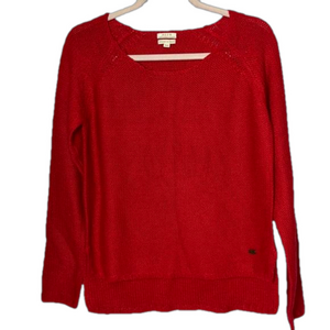 Soya Red Wool Blend Sweater